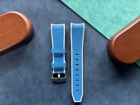 Strapselekt Ersättningsband Blå/Vit 4.0