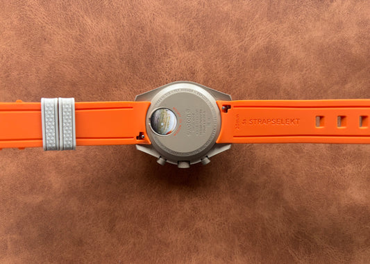 Strapselekt Ersättningsband Beige/Orange 4.0