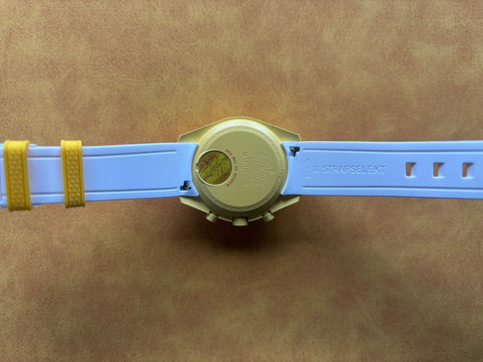 Strapselekt Ersättningsband Gul/Vit 4.0