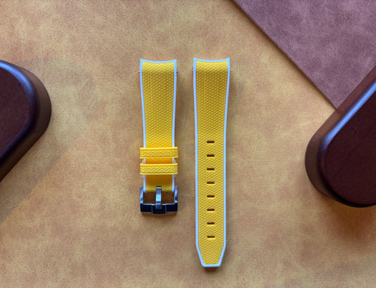 Strapselekt Ersättningsband Gul/Vit 4.0