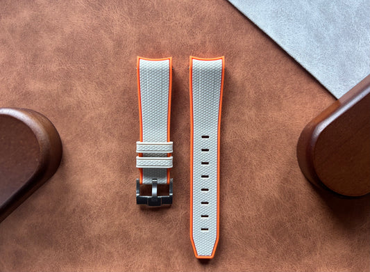 Strapselekt Ersättningsband Beige/Orange 4.0